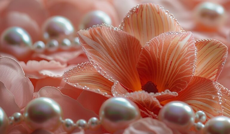 Perles et pétales : les combinaisons gagnantes entre robes fleuries et bijoux