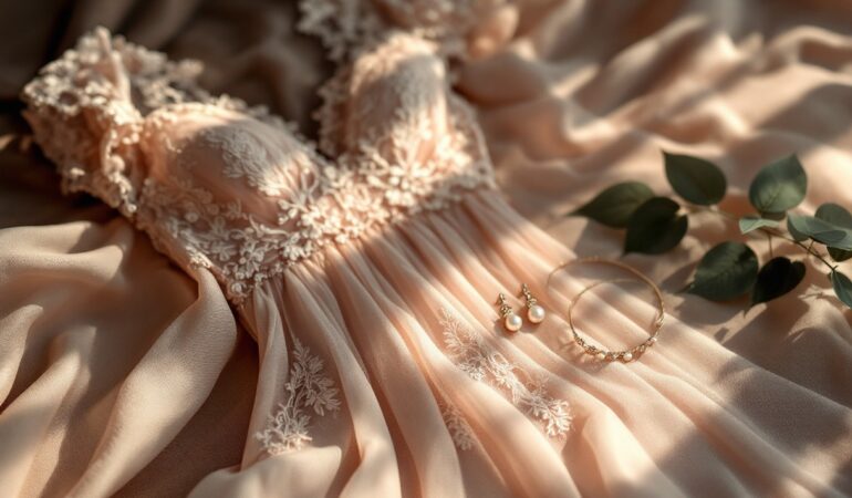 Brillance et raffinement : comment sublimer une robe de demoiselle d’honneur avec les bons bijoux