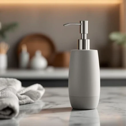 Distributeur de savon design : l’accessoire moderne pour sublimer salle de bain et cuisine