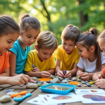 Découvrir les pierres : mini-activités scientifiques pour la maternelle