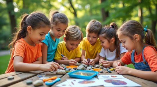 Découvrir les pierres : mini-activités scientifiques pour la maternelle
