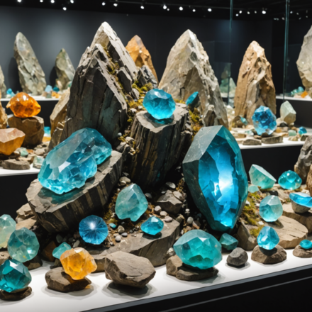 Musées de minéraux à Chonburi avec fossiles et pierres locales