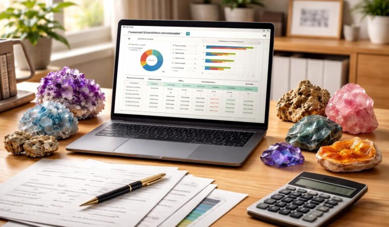 Calculer le budget pour sa collection de minéraux avec un fichier de suivi personnalisé