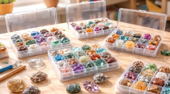 Collection de minéraux pour initier enfants géologie avec coffrets Buki Science