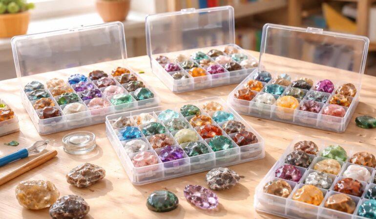 Collection de minéraux pour initier enfants géologie avec coffrets Buki Science Collection de minéraux pour initier enfants géologie avec coffrets Buki Science