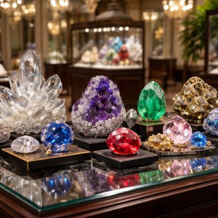 Offrir des pierres précieuses et minéraux avec les collections Muséum Paris et Minéraux Expo