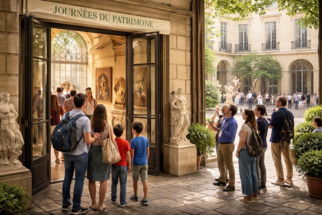 découvrez comment profiter des sorties culturelles gratuites dans les musées parisiens et lors des journées du patrimoine pour enrichir votre culture sans dépenser.