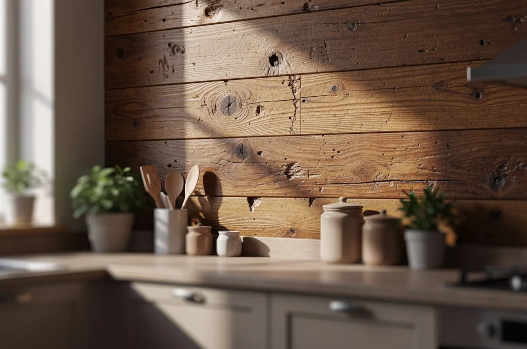 Quels sont les avantages d’un mur en bois décoratif dans sa cuisine ?
