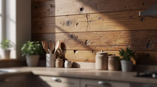 Quels sont les avantages d’un mur en bois décoratif dans sa cuisine ?