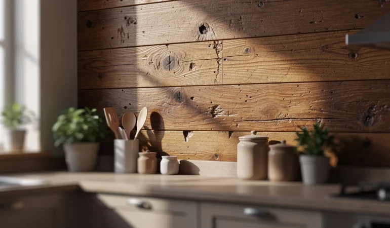 Quels sont les avantages d’un mur en bois décoratif dans sa cuisine ?